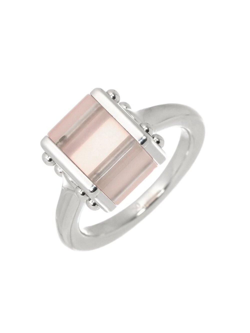 Louis Vuitton Bague 53 Ring Quartz 18k White Gold